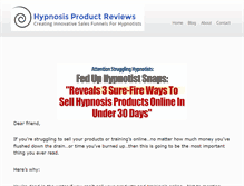 Tablet Screenshot of hypnosis-product-reviews.com